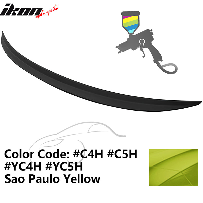 2019-2024 BMW G20 3 Series #C4H Sao Paulo Yellow Trunk Spoiler ABS