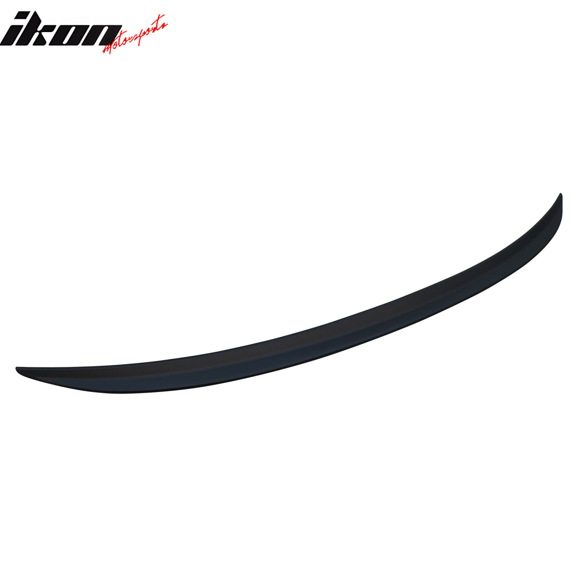 IKON MOTORSPORTS, Trunk Spoiler Compatible with 2019-2025 BMW G20 3-Series & 2021-2025 BMW G80 M3, M-Performance Style Painted #W07 Silver Metallic Matte ABS Plastic Rear Trunk Lid Spoiler Wing Lip