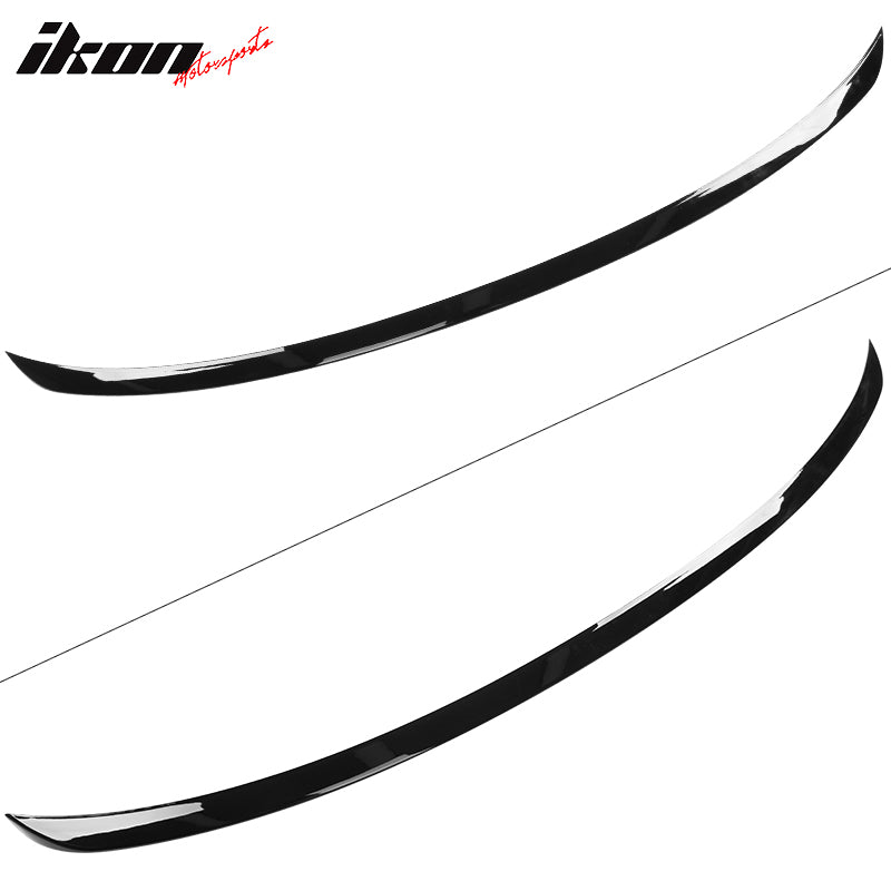 Fits 21-25 BMW G80 M3 MP Style Rear Trunk Lid Spoiler Wing Lip Gloss Black ABS