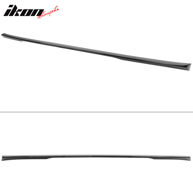 Fits 21-25 BMW G80 M3 MP Style Rear Trunk Lid Spoiler Wing Lip Gloss Black ABS