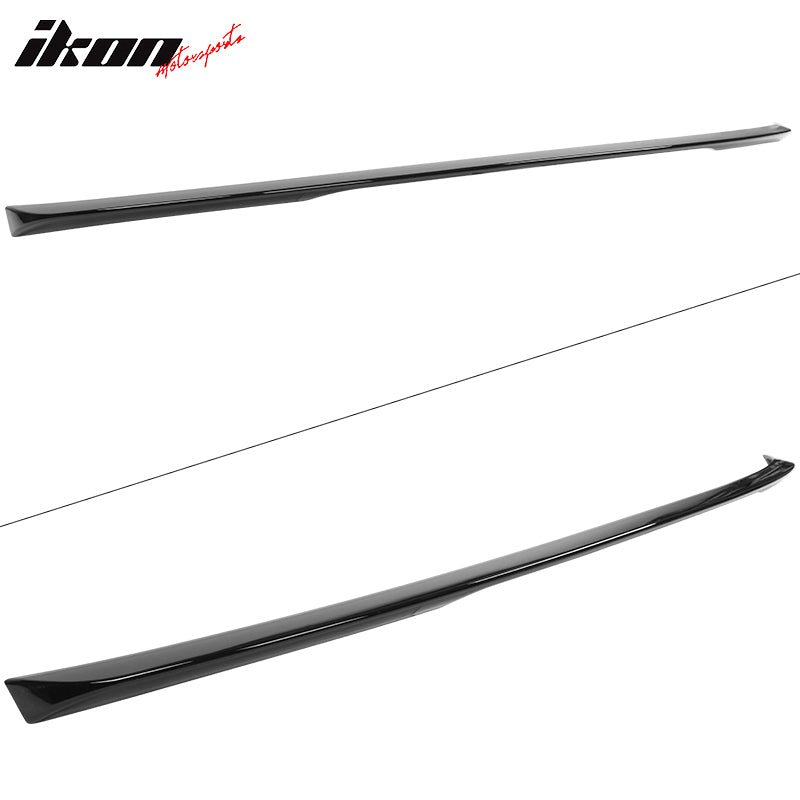 Fits 21-25 BMW G80 M3 MP Style Rear Trunk Lid Spoiler Wing Lip Gloss Black ABS