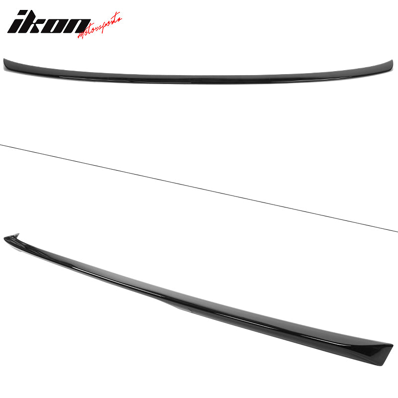 Fits 21-25 BMW G80 M3 MP Style Rear Trunk Lid Spoiler Wing Lip Gloss Black ABS