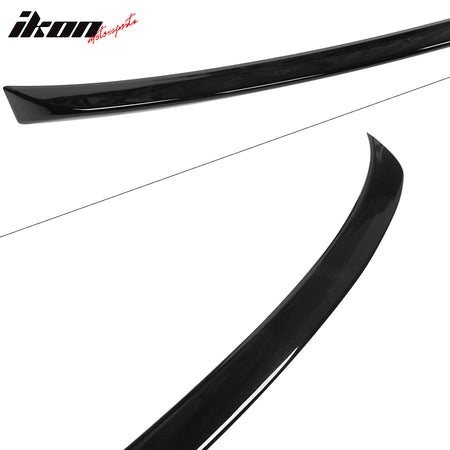 Fits 21-25 BMW G80 M3 MP Style Rear Trunk Lid Spoiler Wing Lip Gloss Black ABS