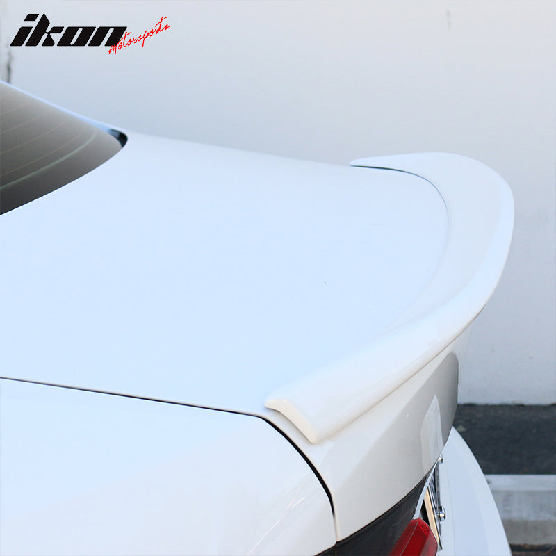 IKON MOTORSPORTS, Trunk Spoiler Compatible With 2019-2023 BMW G20 Sedan 4-Door & G80 M3, ABS Plastic M Performance Style Rear Spoiler Wing, 2020 2021