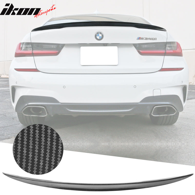 2019-2025 BMW G20 3 Series Carbon Fiber P Style Rear Spoiler Wing