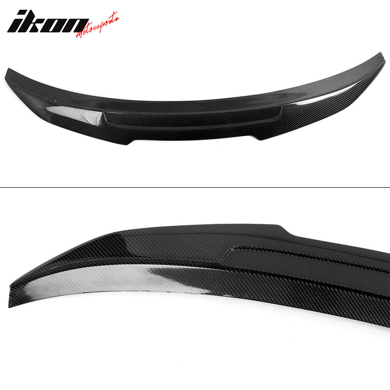 Fits 21-25 BMW G80 M3 PSM Style Rear Trunk Spoiler Wing Real Carbon Fiber