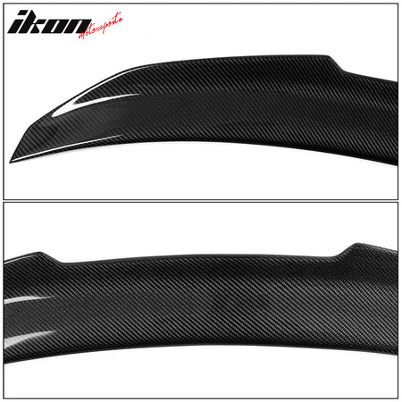 Fits 21-25 BMW G80 M3 PSM Style Rear Trunk Spoiler Wing Real Carbon Fiber