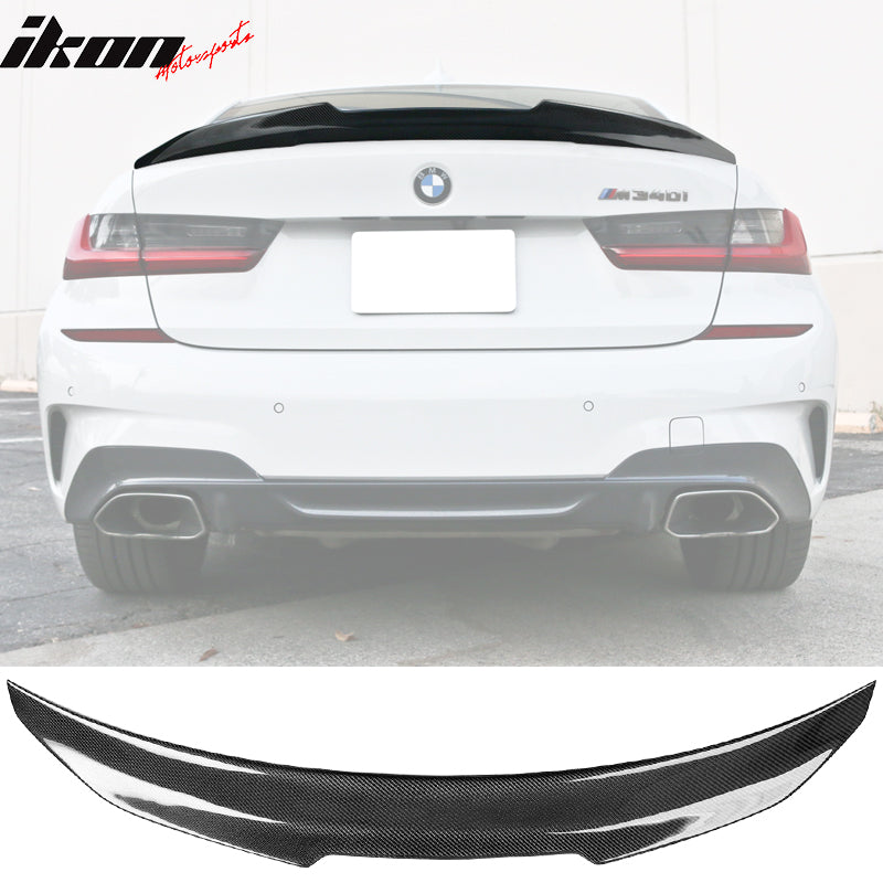 2019-2025 BMW 3 Series G20 PSM Style Rear Spoiler Wing Carbon Fiber