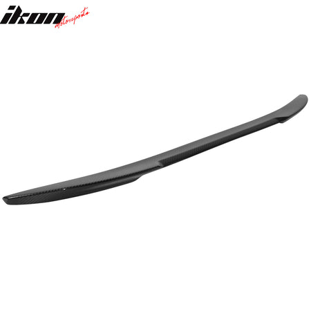 Fits 17-23 BMW G30 5-Series 4DR M4 Style Trunk Spoiler Carbon Fiber Rear Wing