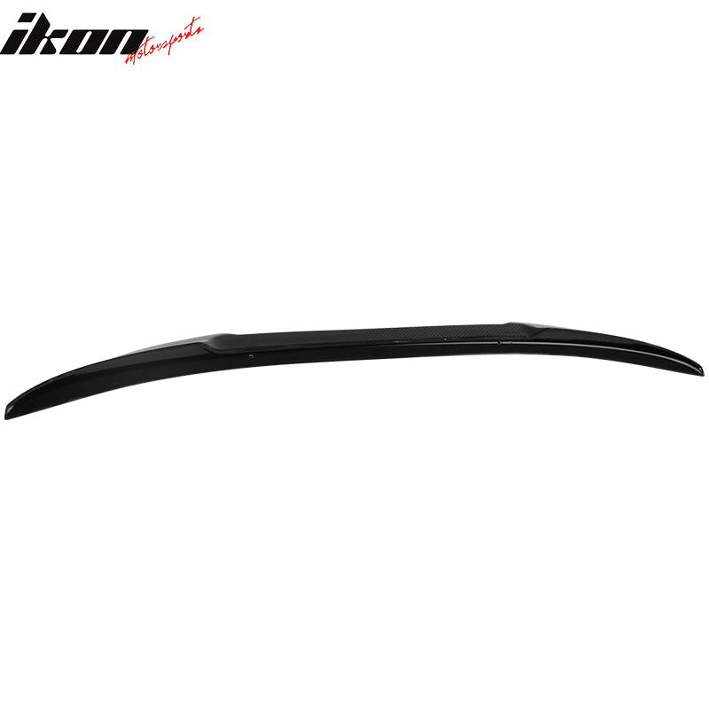 Fits 17-23 BMW G30 5-Series 4DR M4 Style Trunk Spoiler Carbon Fiber Rear Wing