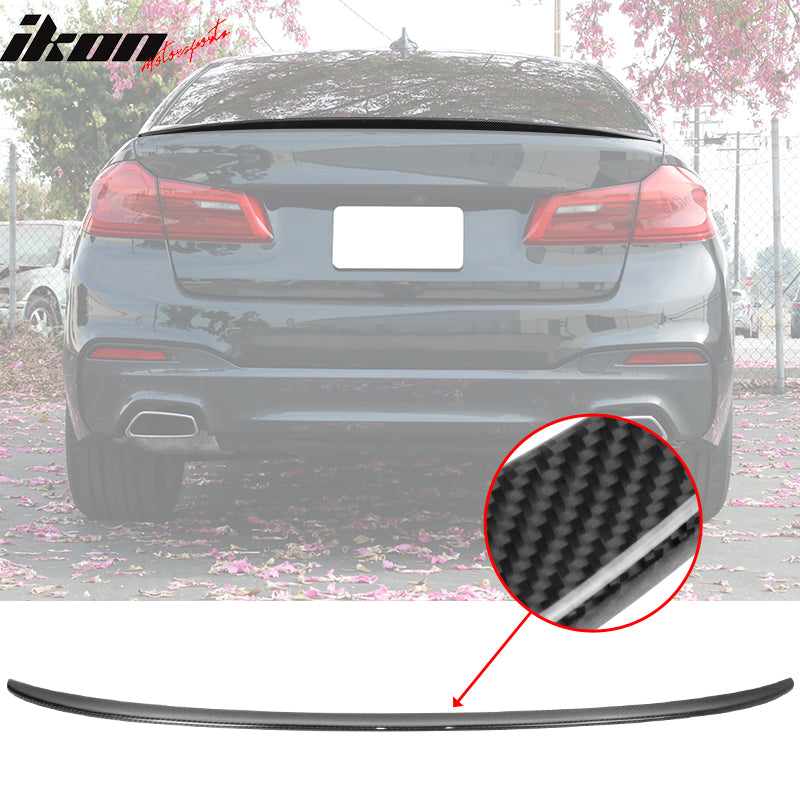 2017-2023 BMW G30 5-Series 4DR M5 Style Rear Spoiler Wing Carbon Fiber