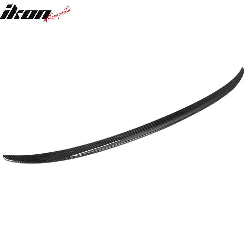 Fits 17-23 BMW G30 5-Series 4DR M5 Style Trunk Spoiler Carbon Fiber Rear Wing