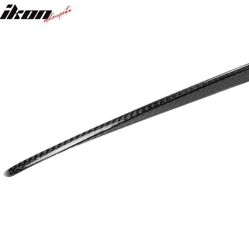 Fits 17-23 BMW G30 5-Series 4DR M5 Style Trunk Spoiler Carbon Fiber Rear Wing