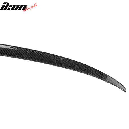 Fits 17-23 BMW G30 5-Series 4DR M5 Style Trunk Spoiler Carbon Fiber Rear Wing