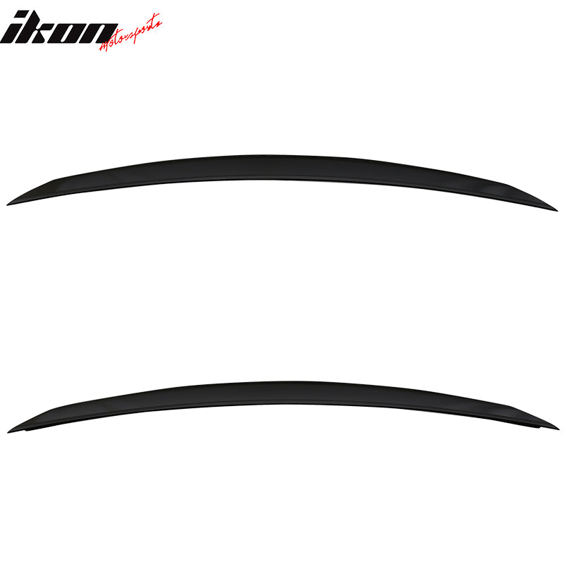 For 11-23 Chrysler 300 300C 300S Trunk Spoiler OE Style Painted #PX8 Black Wing