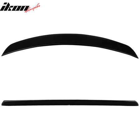 For 11-23 Chrysler 300 300C 300S Trunk Spoiler OE Style Painted #PX8 Black Wing