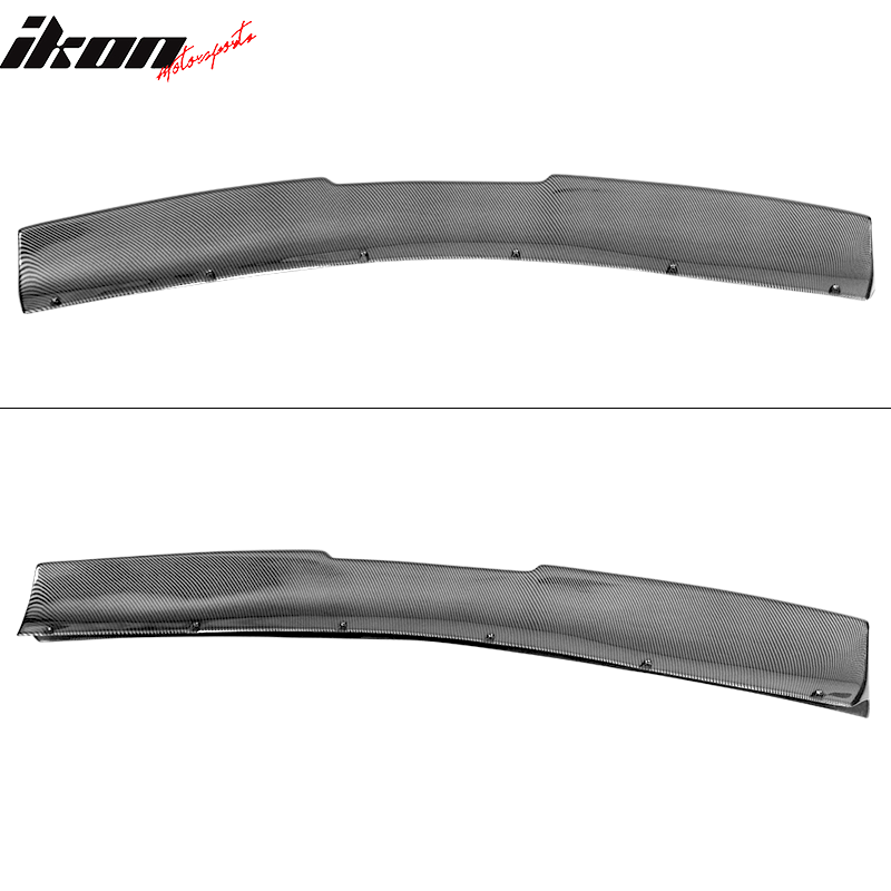 Fits 10-13 Chevrolet Camaro IKON Style Trunk Spoiler - Carbon Fiber Print