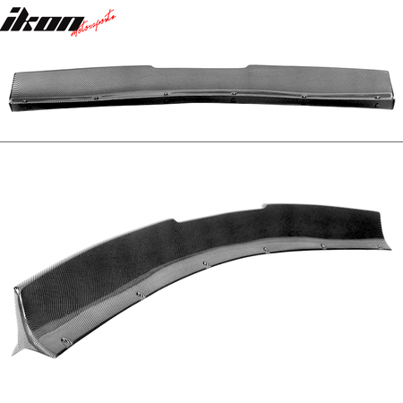 Fits 10-13 Chevrolet Camaro IKON Style Trunk Spoiler - Carbon Fiber Print