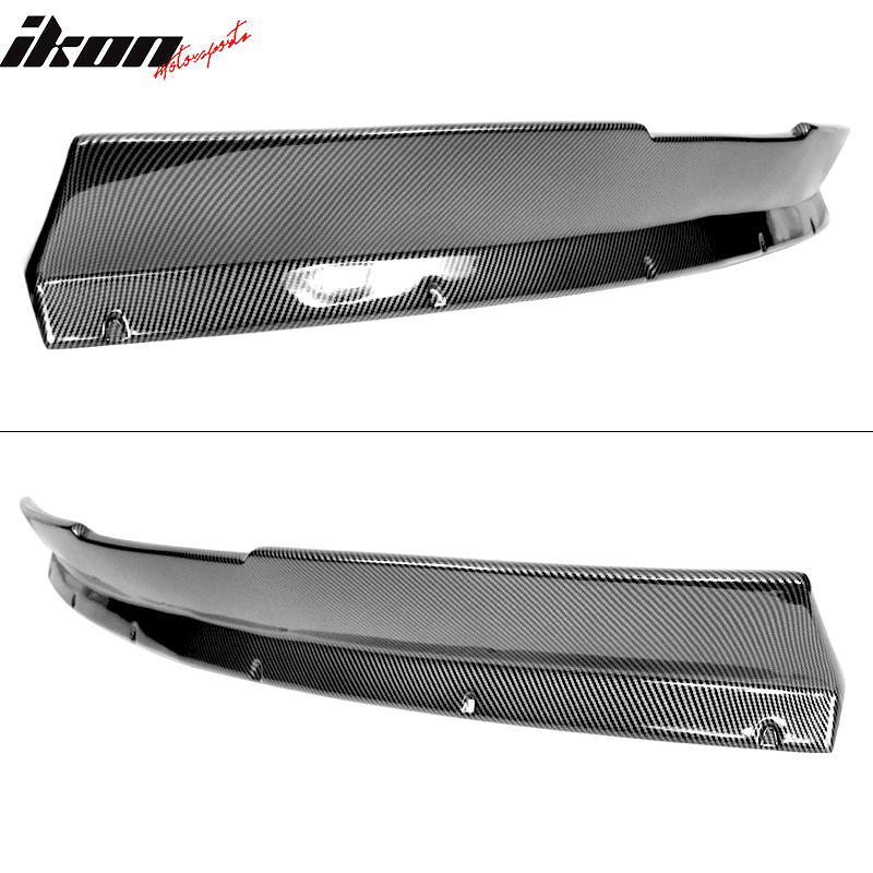 Fits 10-13 Chevrolet Camaro IKON Style Trunk Spoiler - Carbon Fiber Print