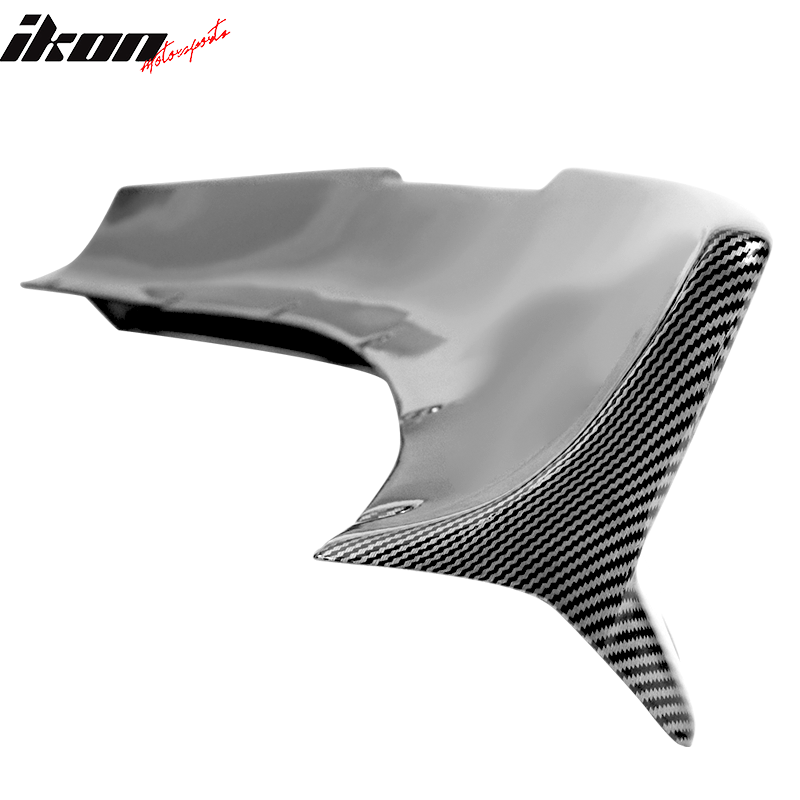 Fits 10-13 Chevrolet Camaro IKON Style Trunk Spoiler - Carbon Fiber Print