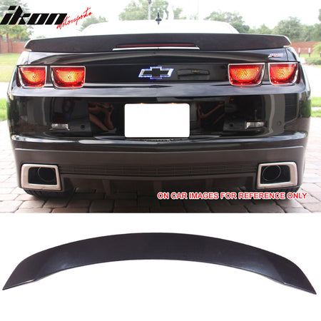 Fits Camaro ZL1 Style Trunk Spoiler Unpainted LED 3Rd Brake Light Lamp