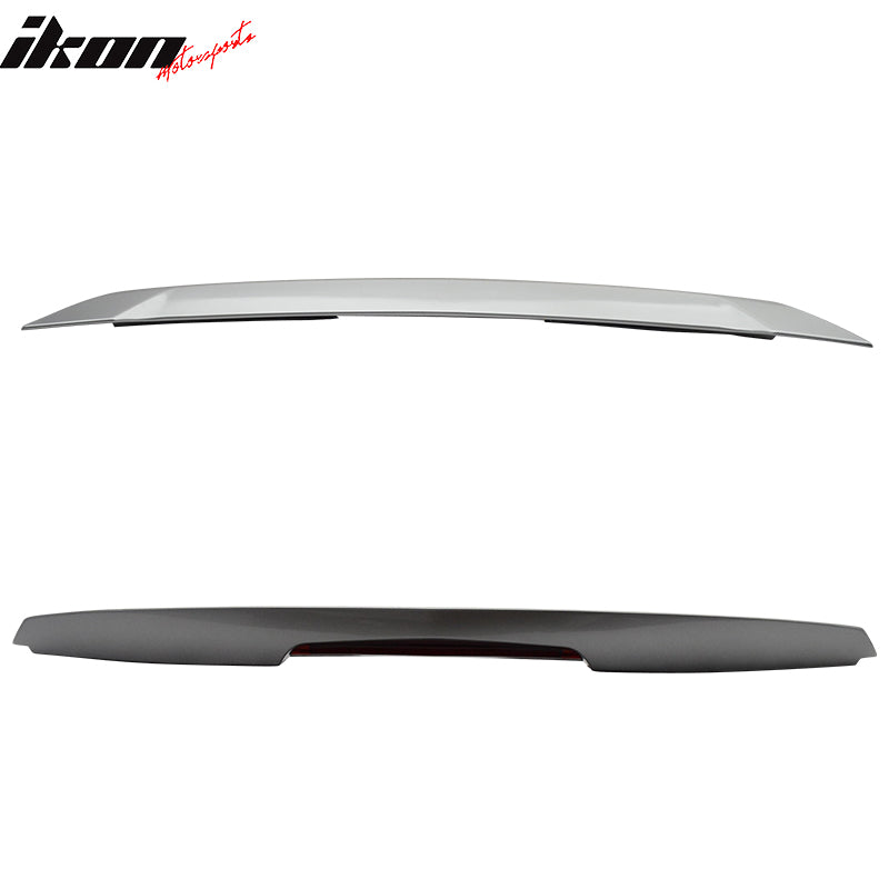 Fits Camaro ZL1 Style Trunk Spoiler Unpainted LED 3Rd Brake Light Lamp