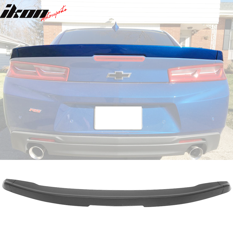 2016-2023 Chevy Camaro Unpainted ABS Rear Trunk Lid Spoiler Wing Lip