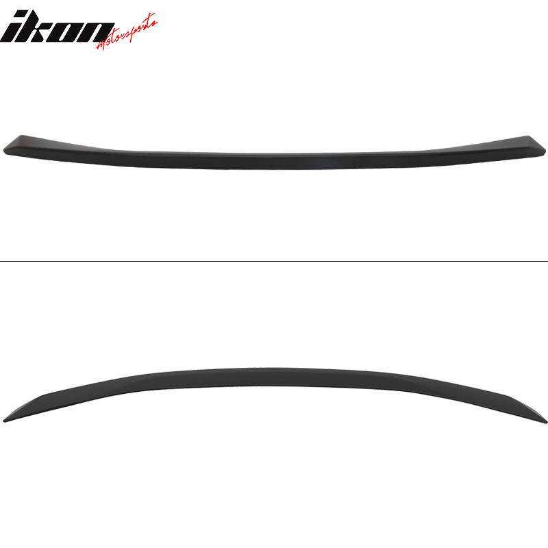 IKON MOTORSPORTS, Trunk Spoiler Compatible With 2016-2023 Chevrolet Camaro, Rear Trunk Duck Lid Spoiler Wing Lip RS Style ABS