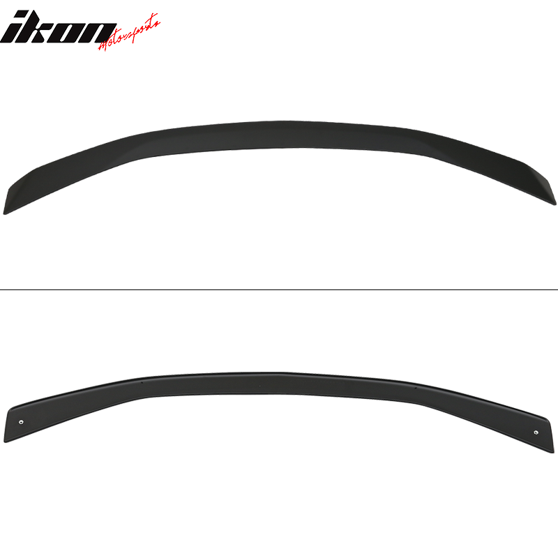 IKON MOTORSPORTS, Trunk Spoiler Compatible With 2016-2023 Chevrolet Camaro, Rear Trunk Duck Lid Spoiler Wing Lip RS Style ABS