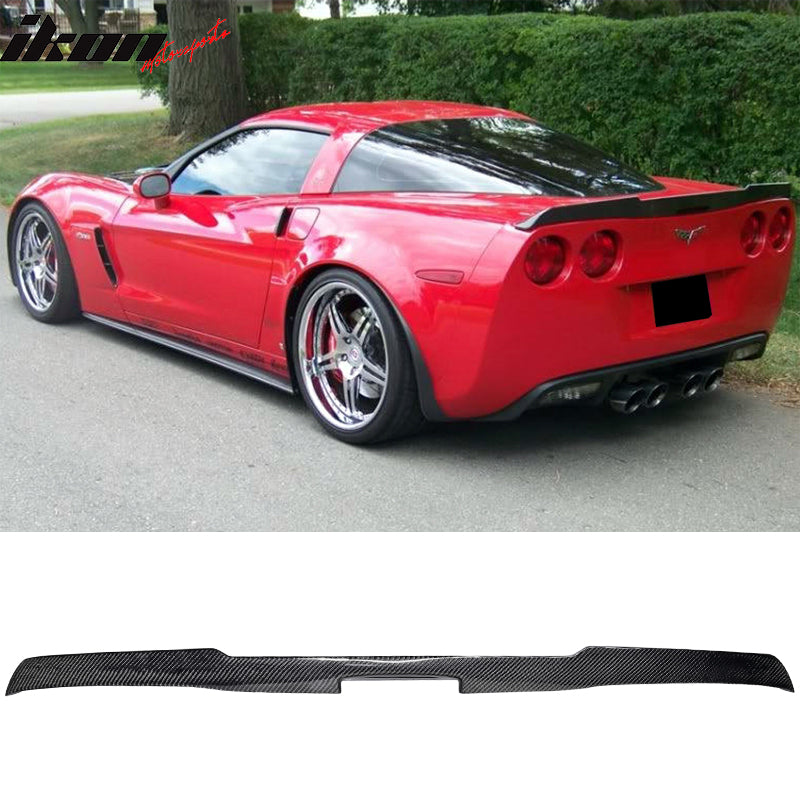 2005-2013 Chevy Corvette C6 H Style Rear Trunk Spoiler