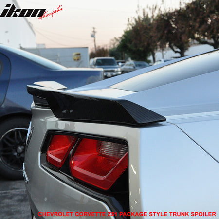 Fits 14-19 Chevy Corvette C7 Z51 Package Style Trunk Spoiler - Carbon Fiber