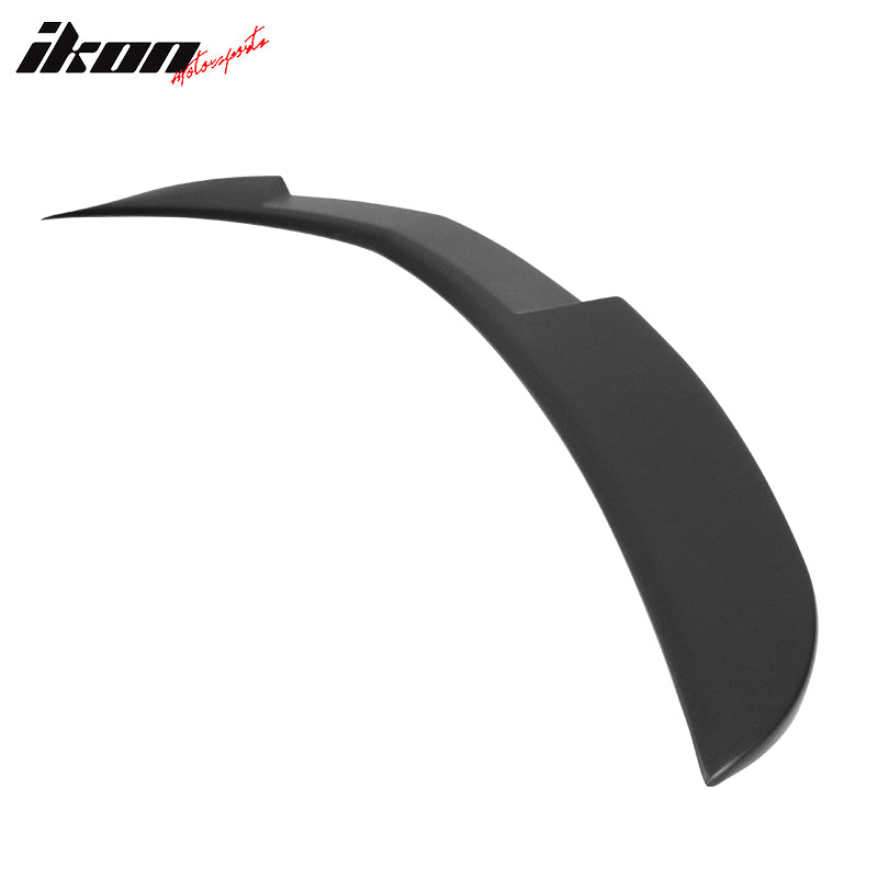 IKON MOTORSPORTS, Trunk Spoiler Compatible With 2020-2023 Cadillac CT5, CS Style ABS Plastic Rear Trunk Tailgate Spoiler Wing Flap Lip 1 PCS