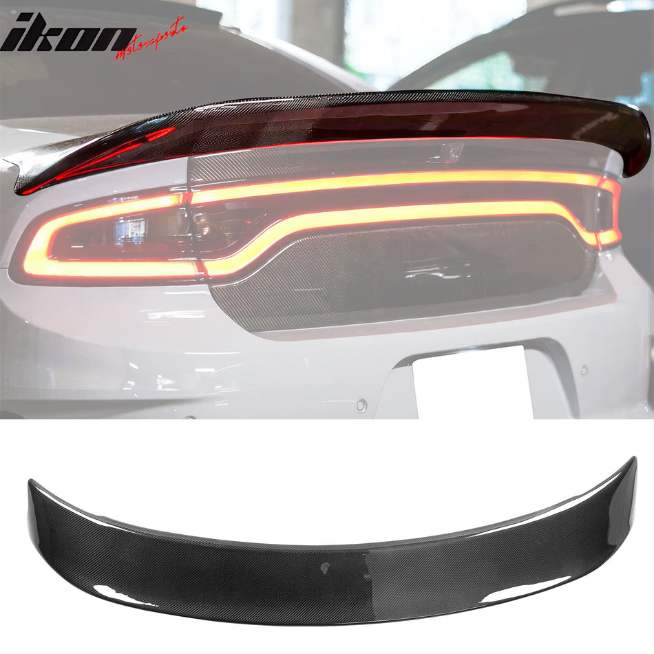 2015-2023 Dodge Charger Redeye Style Trunk Spoiler Carbon Fiber