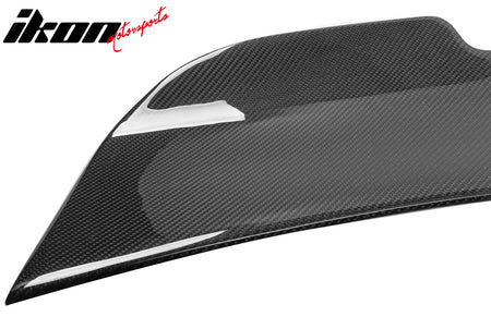 Fits 15-23 Dodge Charger Sedan SK Style Carbon Fiber Rear Trunk Spoiler Wing