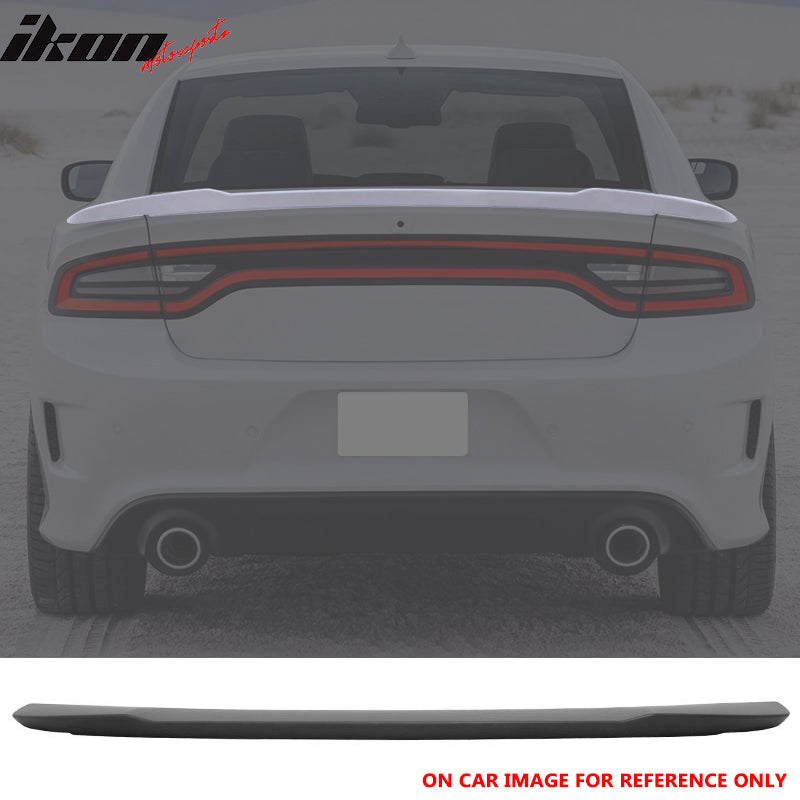 15-23 Dodge Charger SRT8 SRT Hellcat Matte Black Rear Spoiler Wing ABS