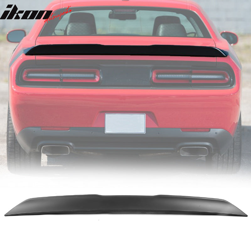 2015-23 Dodge Challenger R/T Scat OE Matte Black Rear Spoiler Wing ABS