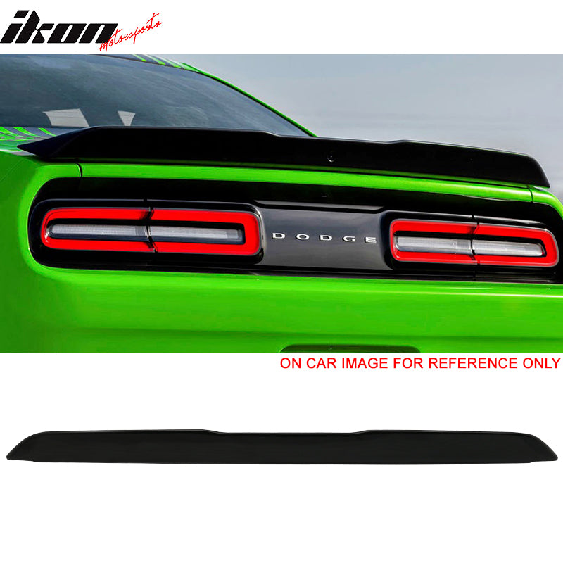 Fits 15-23 Dodge Challenger OE No Camera Hole Trunk Spoiler Painted ABS