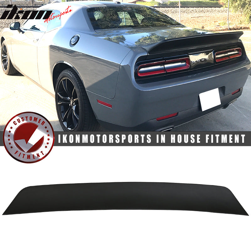 2015-2023 Dodge Challenger Ikon Duckbill Unpainted Trunk Wing Spoiler