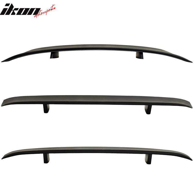 Fits 06-10 Dodge Charger OE Style Trunk Spoiler Wing Lip Primer Matte Black ABS