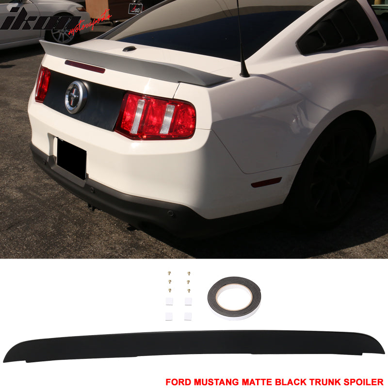 Fits 10-14 Ford Mustang Cobra GT500 Style Trunk Spoiler Duck Tail - ABS