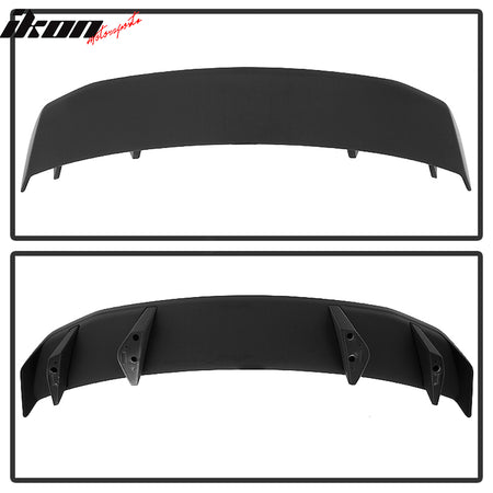 For 10-14 Ford Mustang LS Style Rear Trunk Spoiler Wing Matte Black ABS Tail Lip