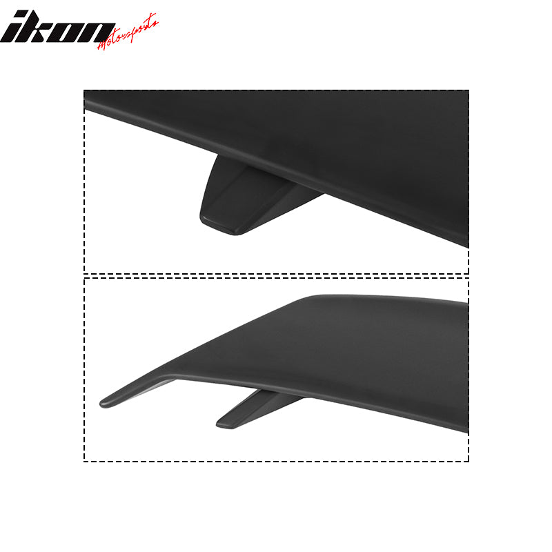 For 10-14 Ford Mustang LS Style Rear Trunk Spoiler Wing Matte Black ABS Tail Lip