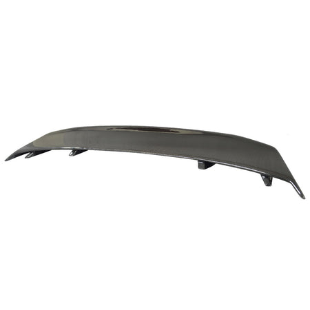 IKON MOTORSPORTS, Trunk Spoiler Compatible With 2010-2014 Ford Mustang , Matte Carbon Fiber LS Style Rear Spoiler Wing, 2011 2012 2013