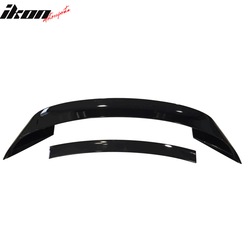 Fits 15-23 Ford Mustang GT350 GT350R Style Trunk Spoiler Gloss Black ABS