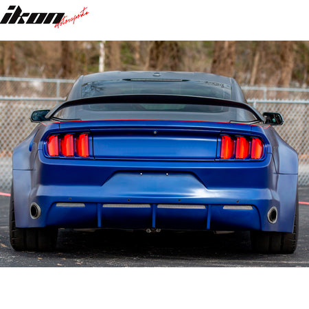 15-23 Ford Mustang GT350 Style V2 Rear Unpainted Trunk ABS Spoiler Wing