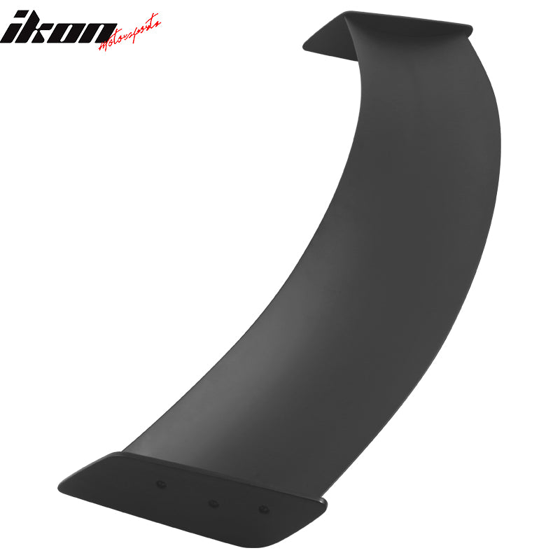 IKON MOTORSPORTS, Trunk Spoiler Wing Compatible With 2015-2022 Ford Mustang Coupe, Rear Trunk Lip Wing Spoiler GT500 CFTP Style Painted #M6466 Oxford White, 2016 2017 2018 2019 2020