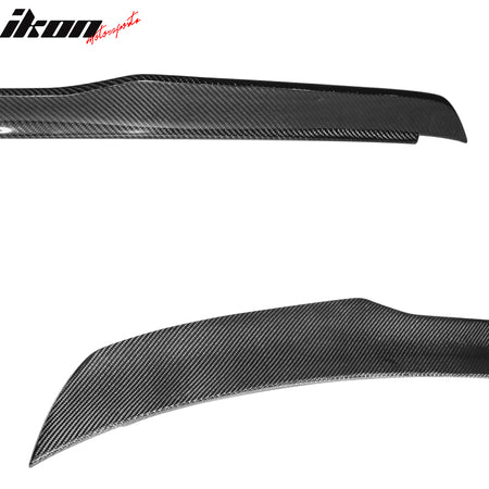 Fits 15-23 Ford Mustang Coupe High Kick V Style Trunk Spoiler Matte Carbon Fiber