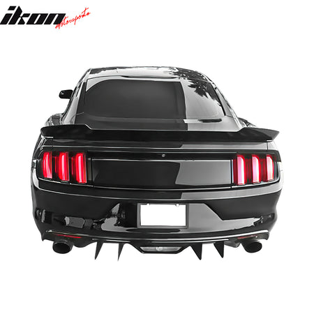 Fit 15-23 Ford Mustang MD Style Trunk Spoiler ABS Painted #M7394A Lead Foot Gray