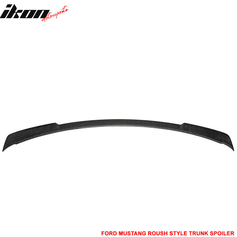 Clearance Sale Fits 15-23 Ford Mustang Rear Trunk Spoiler R Style Carbon Fiber