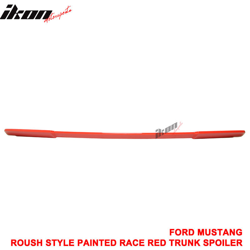 Clearance Sale Fits 15-23 Ford Mustang Coupe Rear Trunk Spoiler R Style #PQ Red